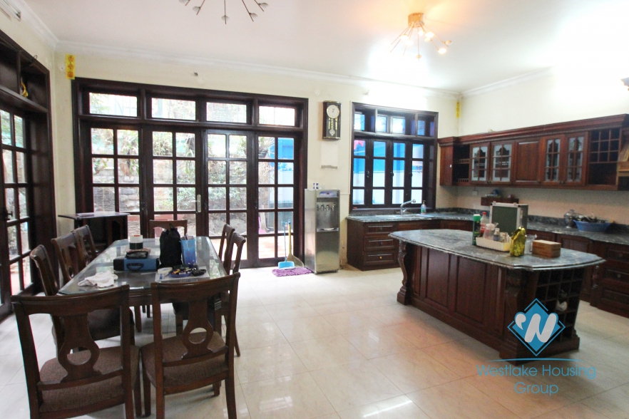 Unifurnished, nice house for rent in C block, Tay Ho, Hanoi